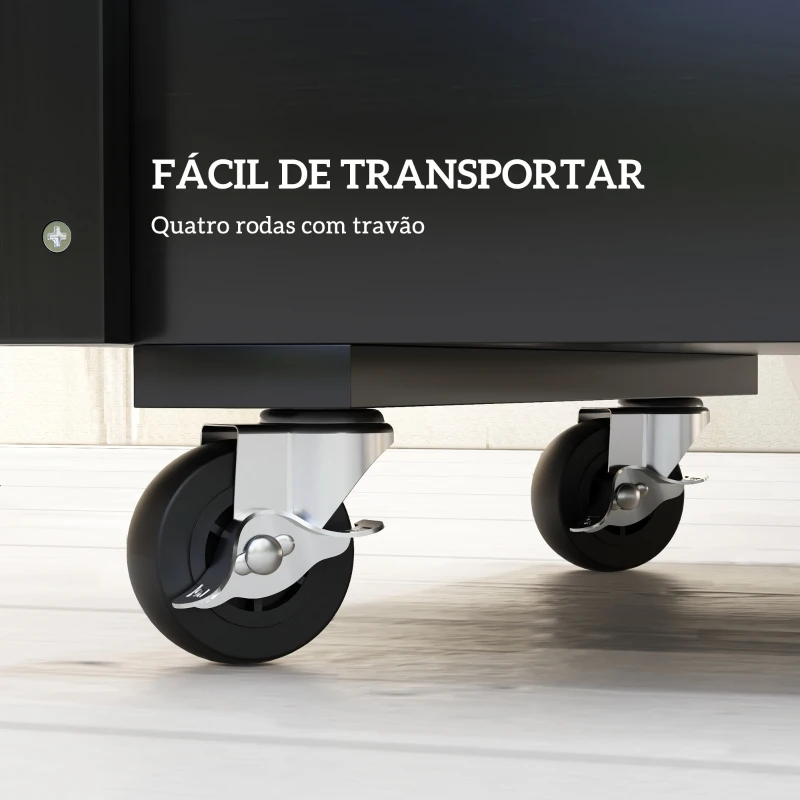 Outsunny Floreira de Madeira para Exterior com Orifícios de Drenagem e Tecido Não Tecido para Flores e Plantas 89x48x47 cm Preto