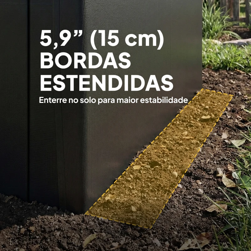 Outsunny Garagem Exterior para Automóvel 3x6 m Impermeável com Tecido PE Resistente Estrutura de Metal Galvanizado UPF 30+ Cinzento Escuro