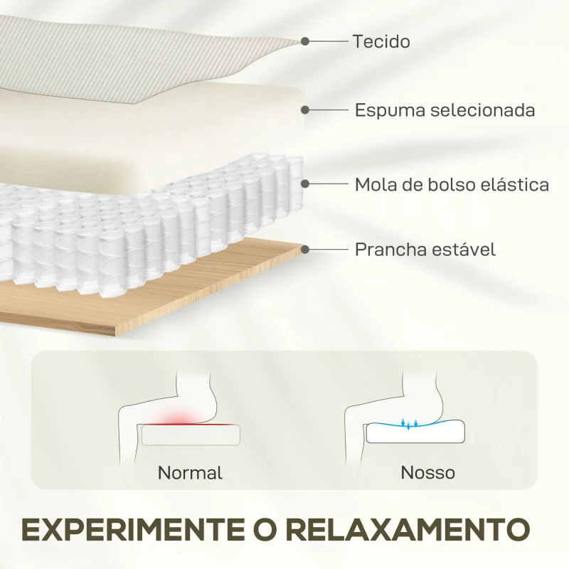 HOMCOM Poltrona Levanta Pessoas com Reclinação Elétrica em até 135° e com 8 Zonas de Massagem 83x92x110 cm Bege
