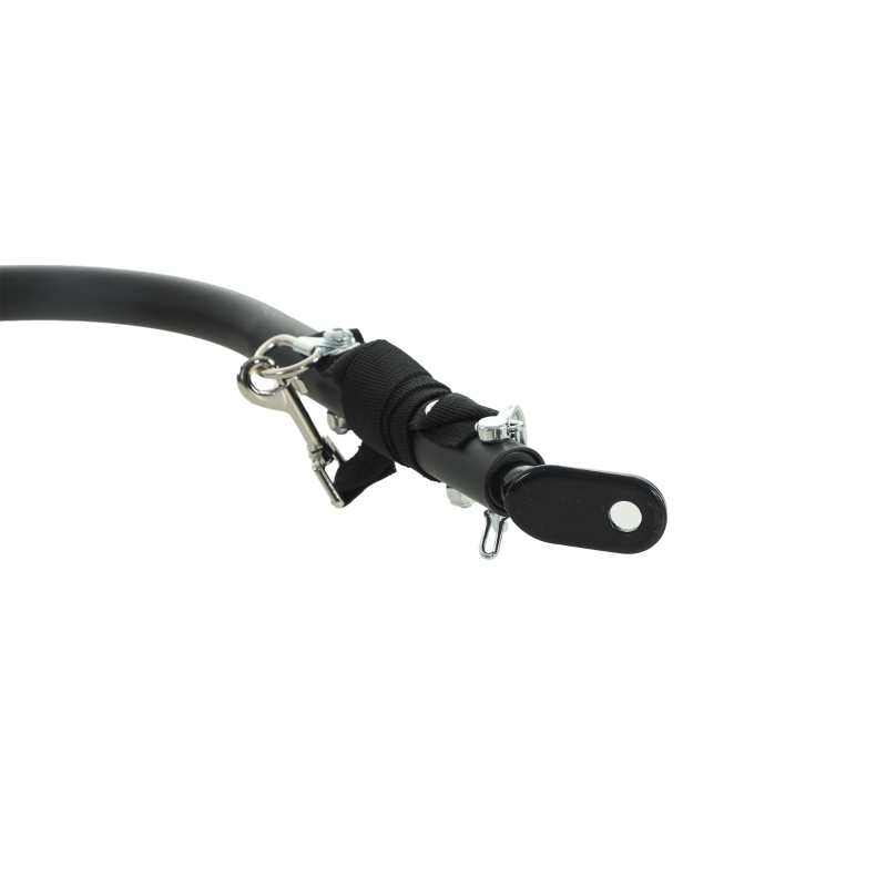 SPORTNOW Reboque para Bicicleta de Carga 40 kg Carrinho de Mão de Aço com Bandeira Vermelha Rodas de 16 Polegadas 145x60x42 cm Preto