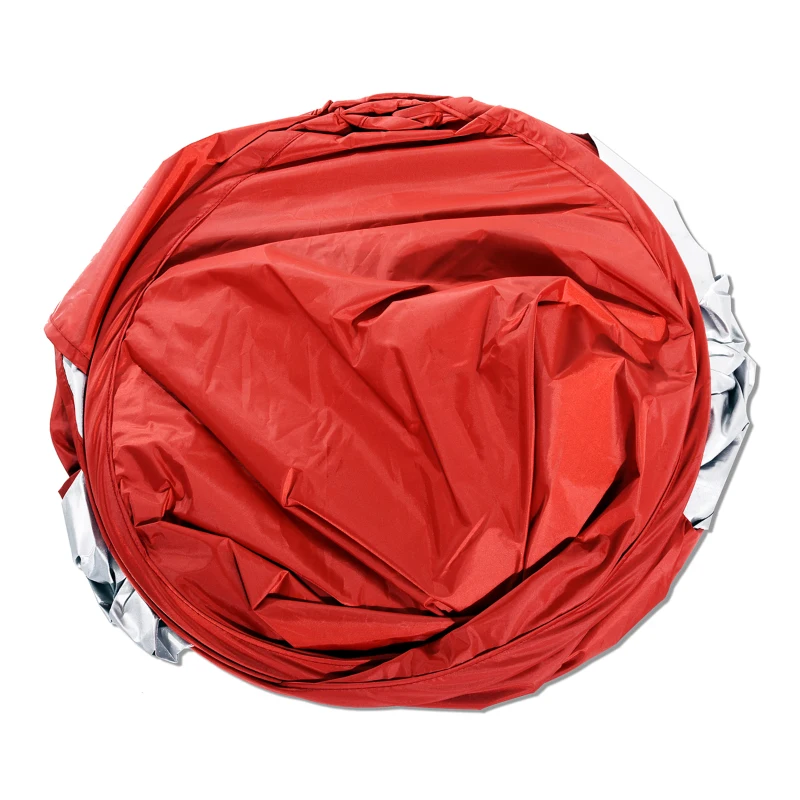 Outsunny Tenda Pop-up Instantâneo e Portátil com Janelas Protetoras para Piquenique Praia e Camping com Proteção UV vermelho