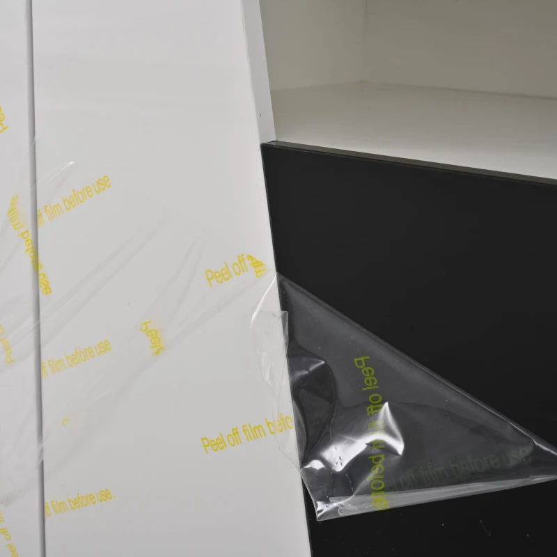 Madia per soggiorno, ante centrali smussate, 140x40x65 cm, Bianco+Nero