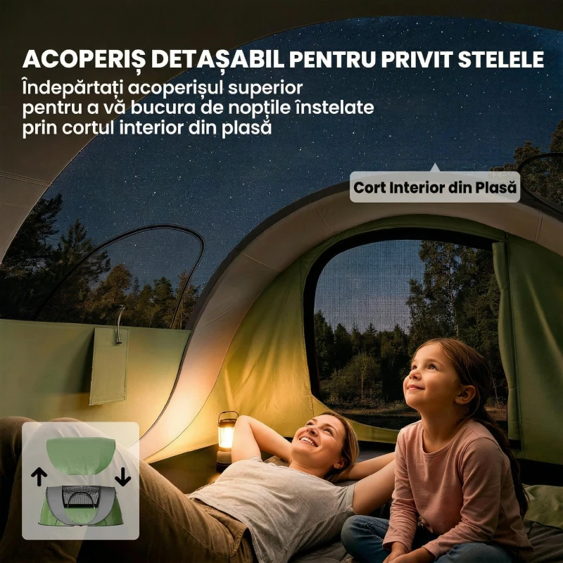 Outsunny cort automontant pop-up instant rapid de instalat