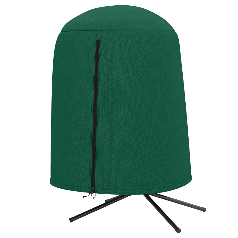 Outsunny 190 x Φ128cm Hanging Egg Chair Furniture Cover - Green
