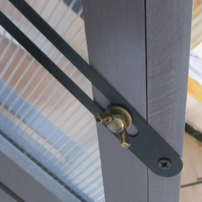 Outsunny Mini Serra 3 Ripiani Orto Piante con Tetto Apribile Doppie Porte, in Legno Policarbonato, Resistente alle Intemperie, 70.5 x 42 x 132 cm, Naturale