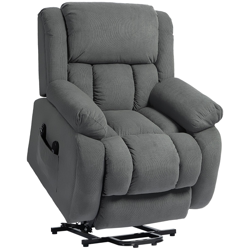 Lounge Pug Poltrona a Sacco da Gioco per Bambini 6-14 anni Pompon Carbone Grigio- Big Bertha