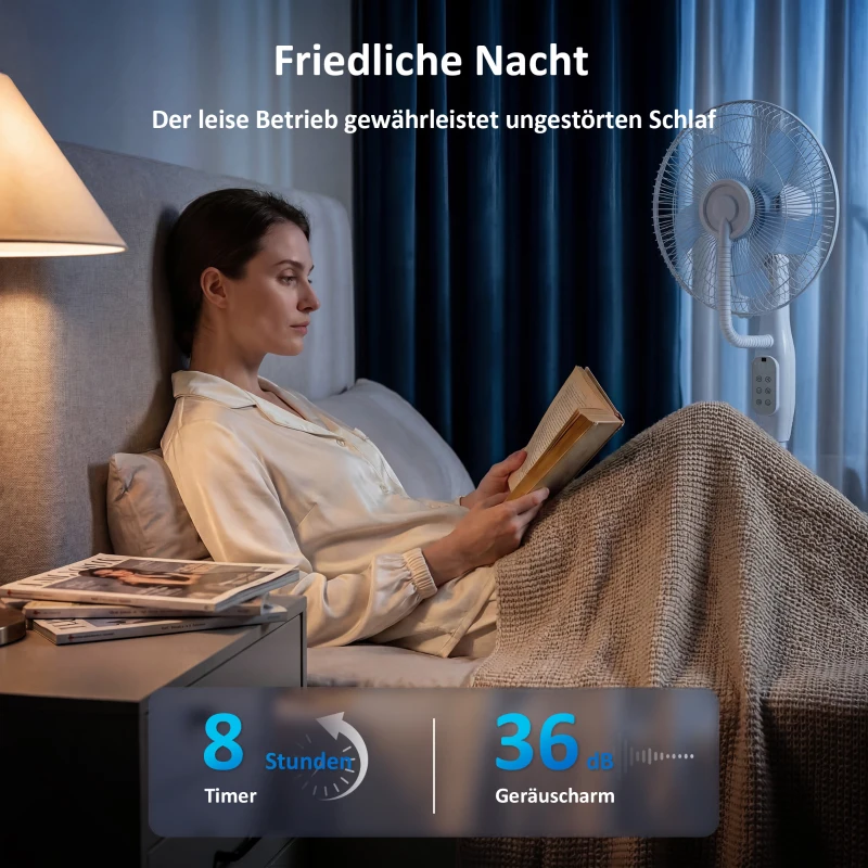 HOMCOM Stehventilator mit Sprühnebel, 70° Oszillation, 3 Geschwindigkeiten, 3 Modi, 3,5L Wassertank, Weiß