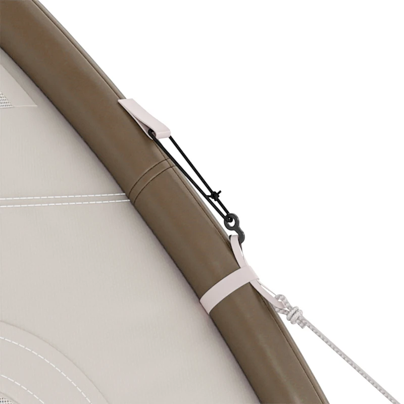 Outsunny Tenda Insuflável com Rede Mosquiteira para 3 Pessoas UPF30+ Bolsa Montagem Rápida Impermeável 220x220x200 cm Creme