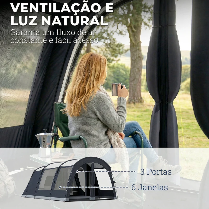 Outsunny cort familial multiplu persoane