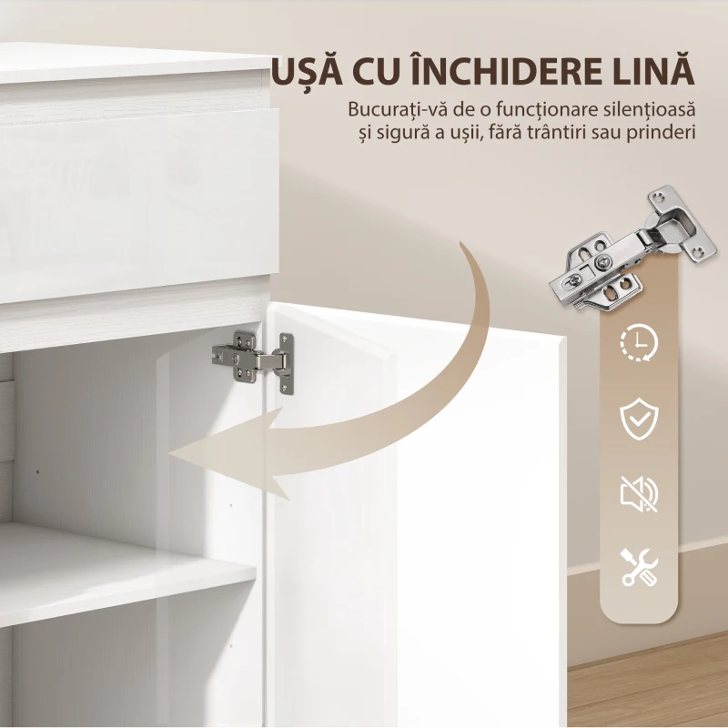 HOMCOM bufet dulap comodă modernă