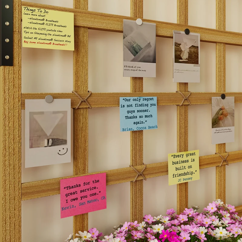 Outsunny Spalier mit Pflanzkasten Holz Blumenkasten mit Drainageloch Rankgitter 90 x 30 x 180 cm Naturholz