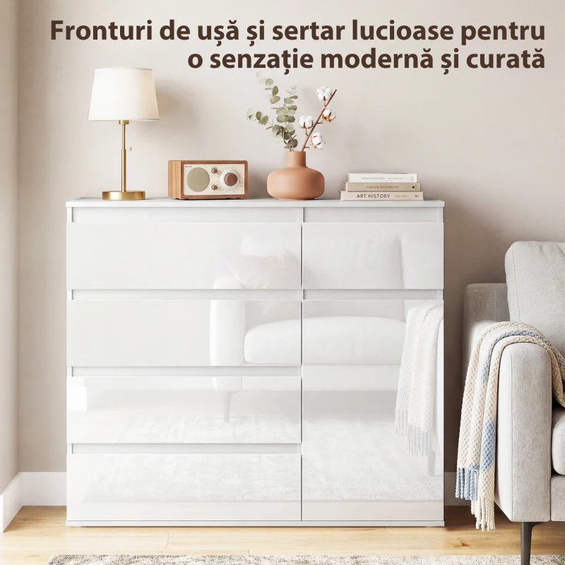 HOMCOM bufet dulap comodă modernă