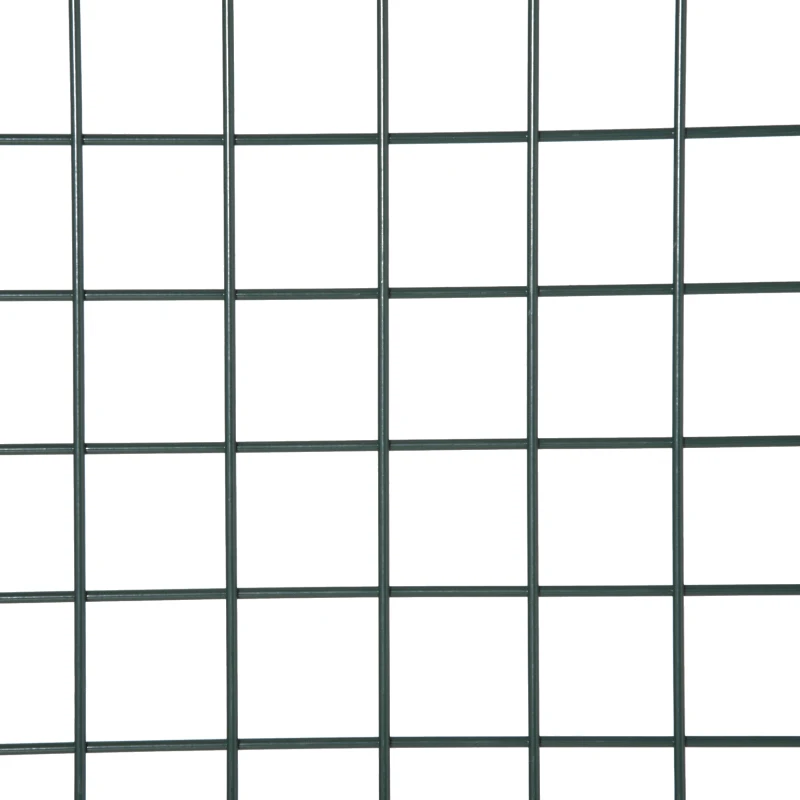 HOMCOM Green Steel Garden Gate with Lock and 3 Keys 97 x 150cm, Green