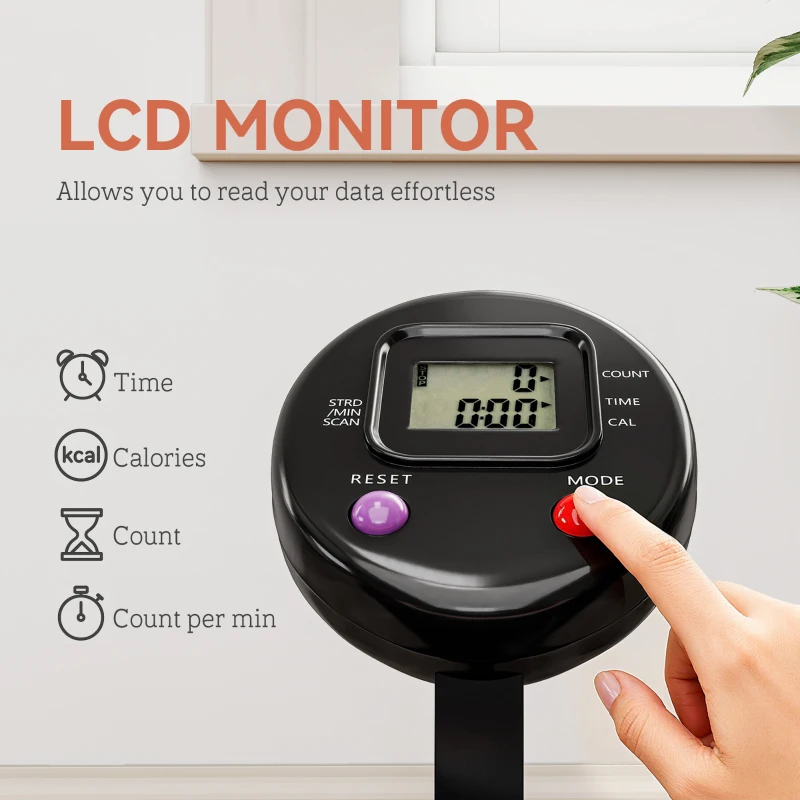 SPORTNOW 102cm Składany Rebounder z Uchwytami do Fitnessu