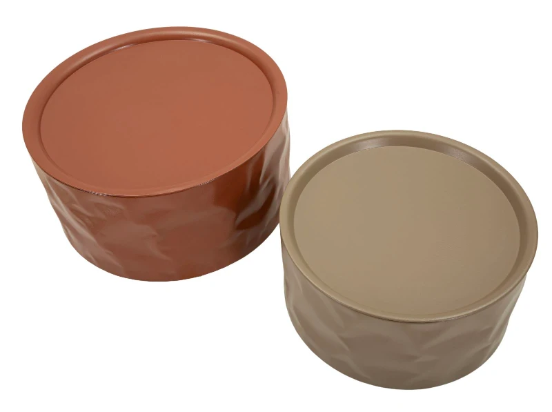 Mauro Ferretti Set măsuță de cafea Norimberga 2 bucăți cm ø 62x30-51x26