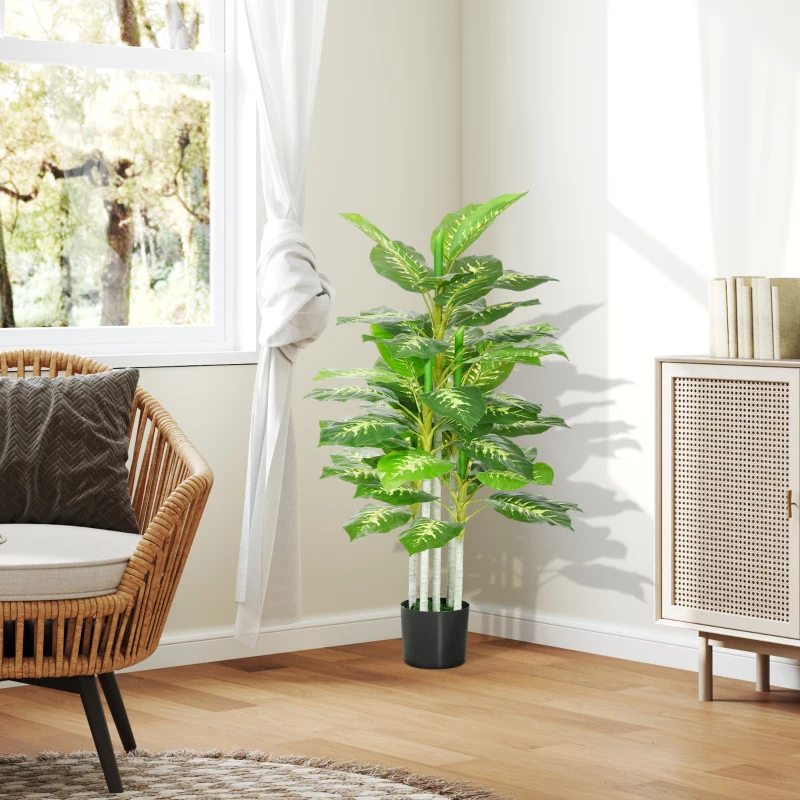 Sztuczna Dieffenbachia 120 cm, realistyczna roślina dekoracyjna