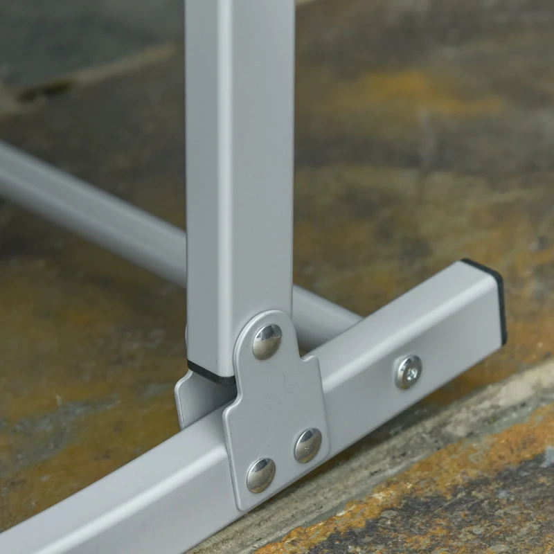 Outsunny Set 2 Sdraio da Giardino Pieghevoli in Alluminio e Texteline, 61x165x63 cm, Nero