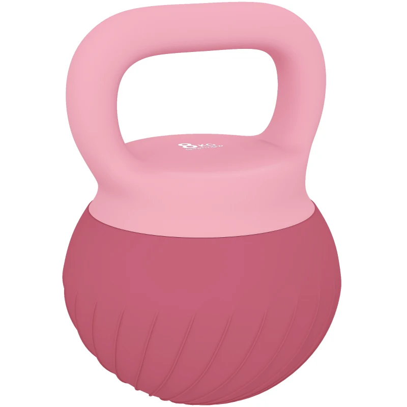 SPORTNOW Soft Kettlebell, 8kg Kettle Bell with Anti-Slip Grip for Home Gym Weight Lifting and Strength Training