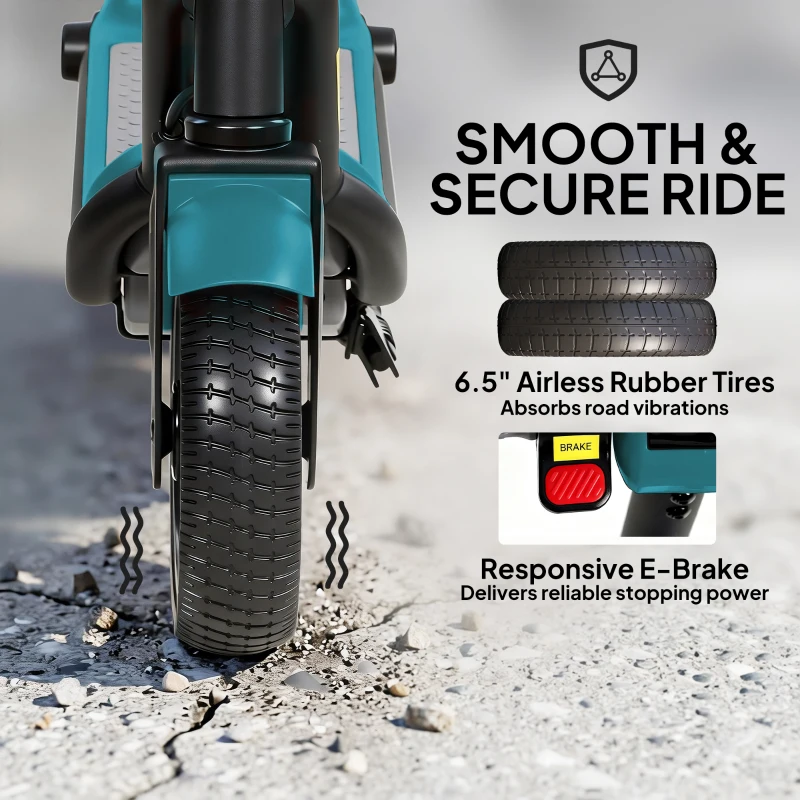 SPORTNOW Electric Scooter for Kids, with LED Display, Green