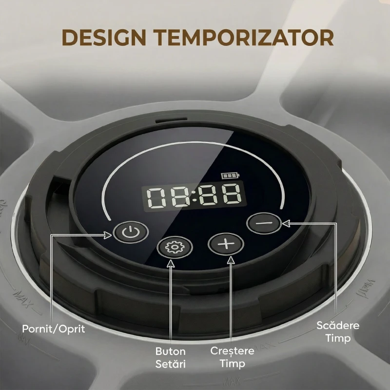 PawHut distribuitor automat cu timer