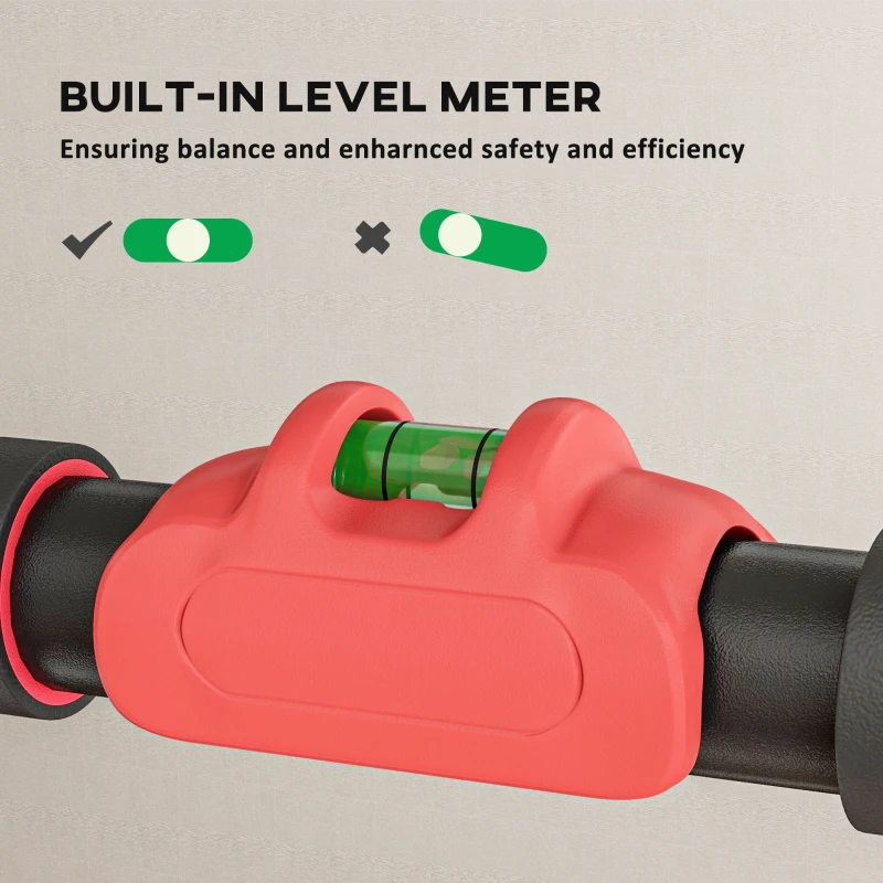 SPORTNOW Drążek do podciągania, regulowany, czarny