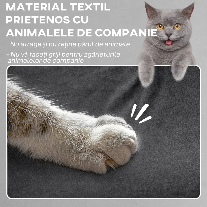 HOMCOM Fotoliu Electric Reclinabil cu Telecomandă și Suport pentru Picioare, din Țesătură cu Aspect de Catifea, 80x83x104 cm, Negru