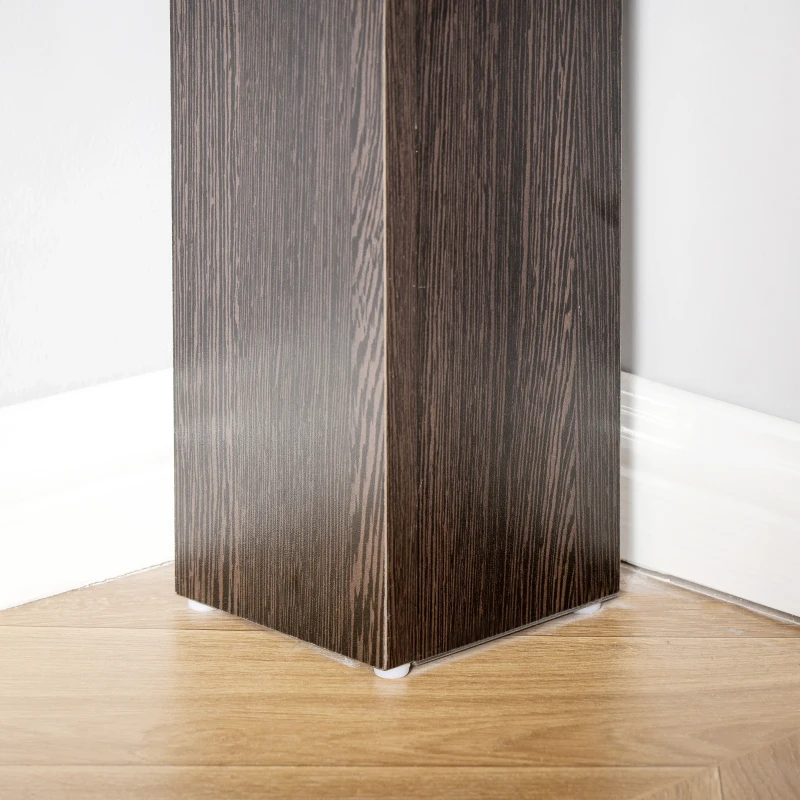 HOMCOM Mesa de Ordenador PC Escritorio para Oficina Hogar Tipo Esquinera Forma L con Estantes 136x130x72cm Madera