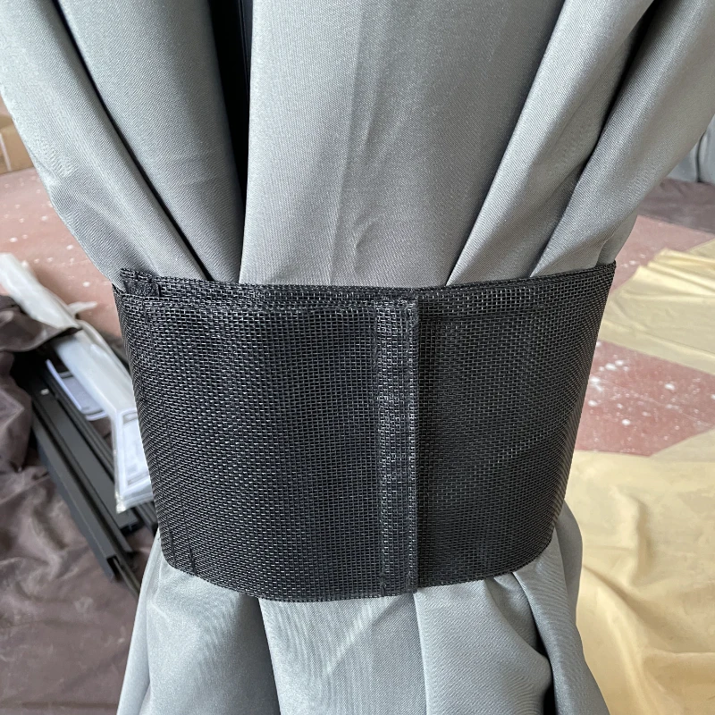 Outsunny 3.6 x 4m Hardtop Gazebo Canopy with Polycarbonate Roof, Aluminium Frame, Permanent Pavilion Garden Gazebo with Netting and Curtains for Patio, Deck, Dark Grey