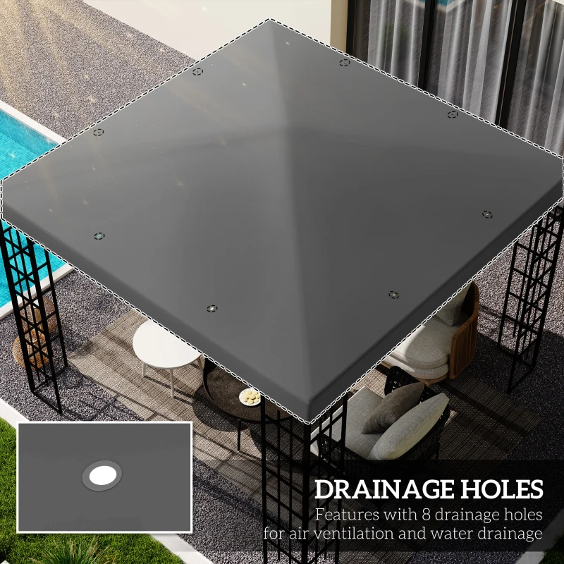 Zadaszenie do pawilonu 3x3 m, wodoodporne, zamiennik