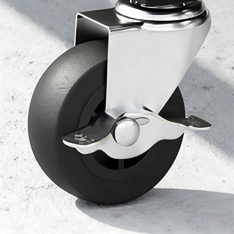 Outsunny Carrinho de Serviço em Rattan com Tampo de Eucalipto FSC, Prateleira, Rodas e Pegador Lateral 95 x 54 x 84 cm