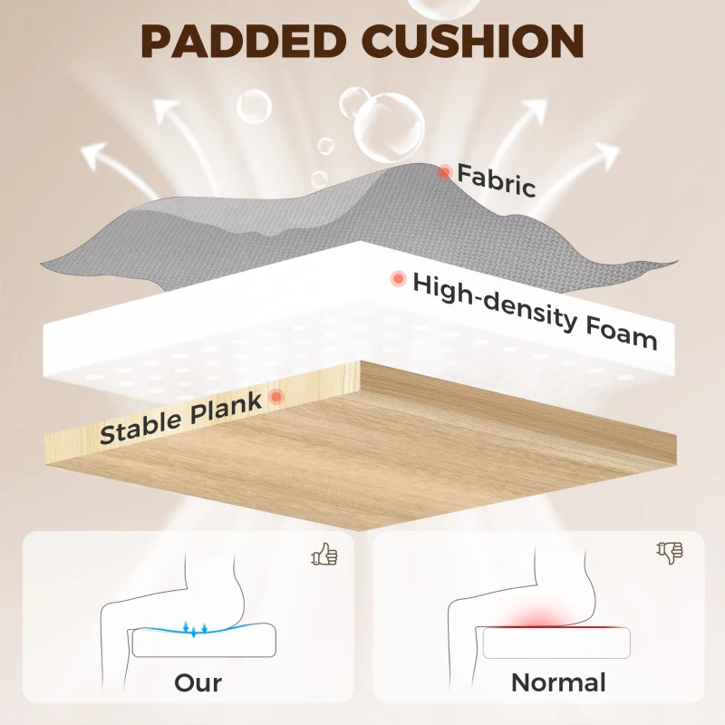 HOMCOM Ergonomic and Adjustable Office Chair - Grey