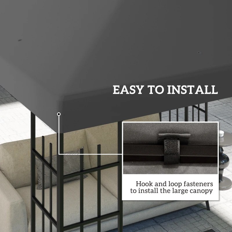 Zadaszenie do pawilonu 3x3 m, wodoodporne, zamiennik