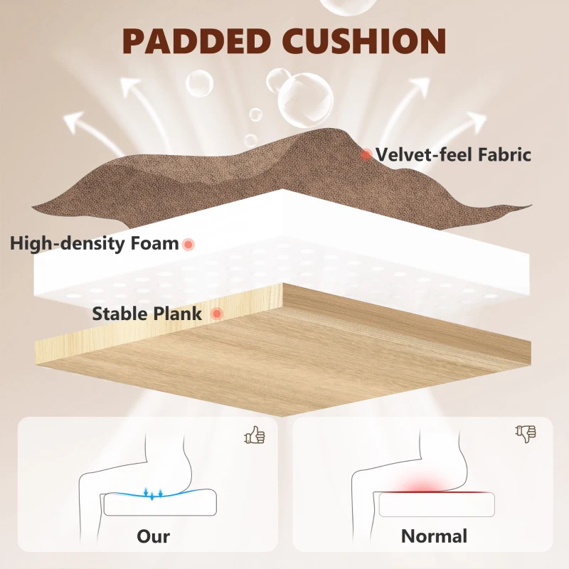 HOMCOM Office Chair with 6-Point Vibration Massage and Heat, Executive Computer Desk Chair with High Back, Reclining, Brown