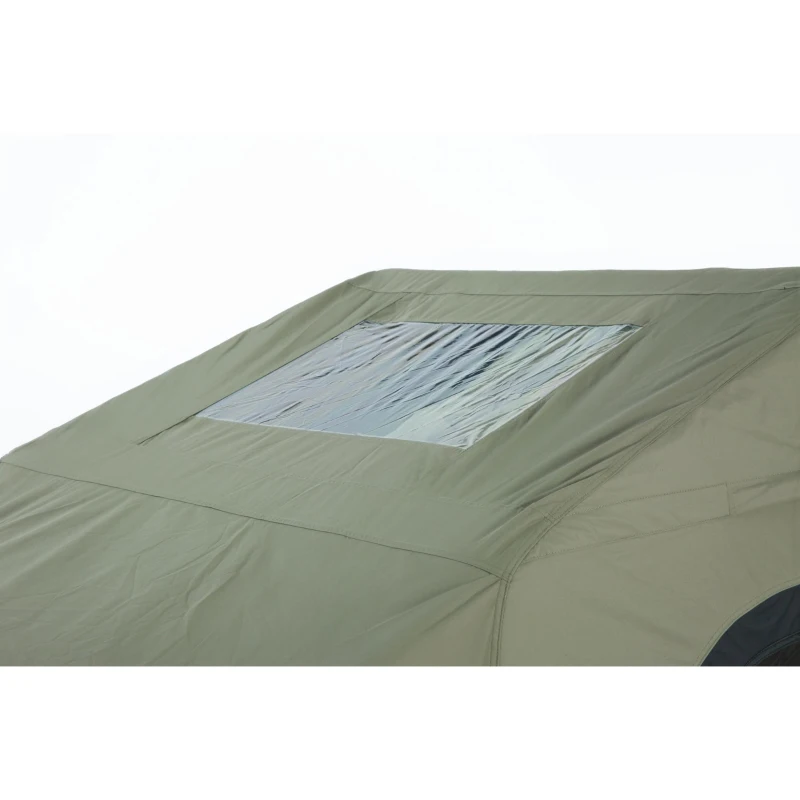 Aufblasbares Camping-Dachzelt fürs Auto/SUV, Platz für 2 Erwachsene + 1 Kind, 220x145x140 cm, Grün