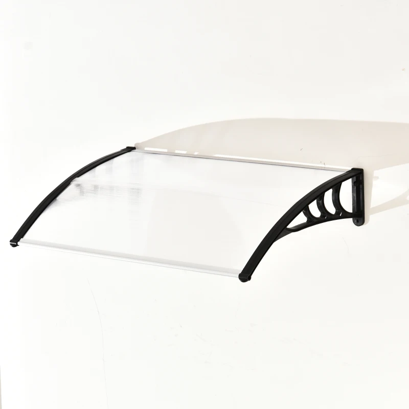 Outsunny Copertina 75×120cm – Policarbonat Anti-UV pentru Usi si Ferestre(m-10)