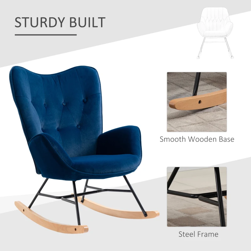 Fotel bujany ergonomiczny, z podłokietnikami, do karmienia