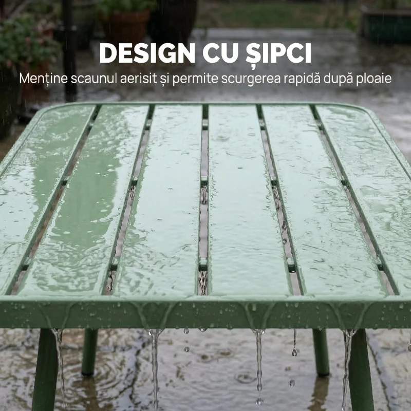 Outsunny canapele metalice verzi