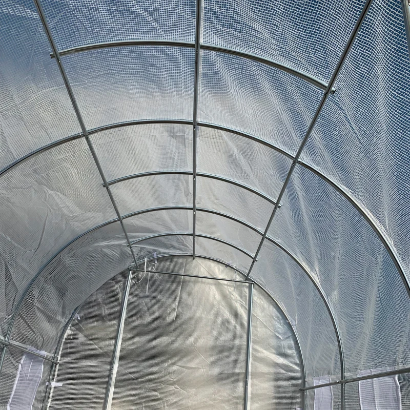 Outsunny Sera Walk‑In Tunel 3×2×2 m din Policarbonat – 6 Ferestre(m-12)