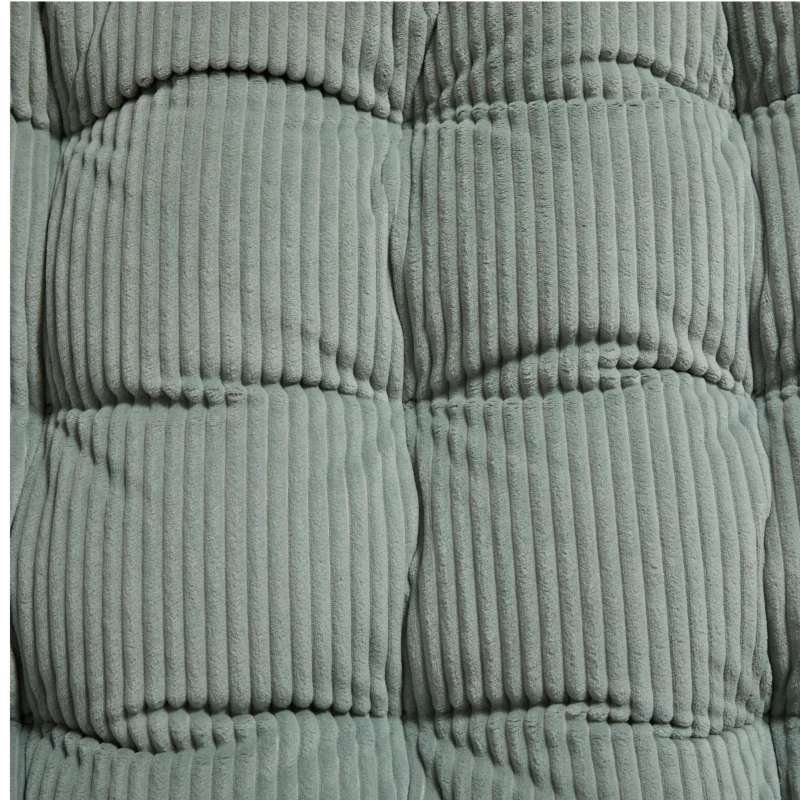 Sedia a dondolo da esterno con cuscino confortevole, per soggiorno, camera da letto, sala lettura, 75x116x82 cm, Verde chiaro