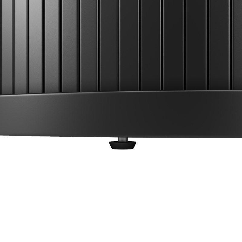 Extendable Dining Table with Curved Sliding Doors and 2 Shelves, Space-Saving Kichen Table for 6 People, 118L x 118W x 76H cm, Black