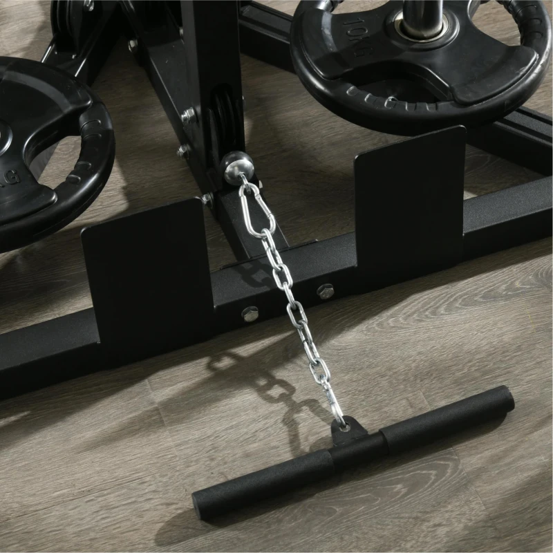 SPORTNOW Máquina de Multiestación Musculación Entrenamiento Carga 120 kg 170x139x200 cm Negro