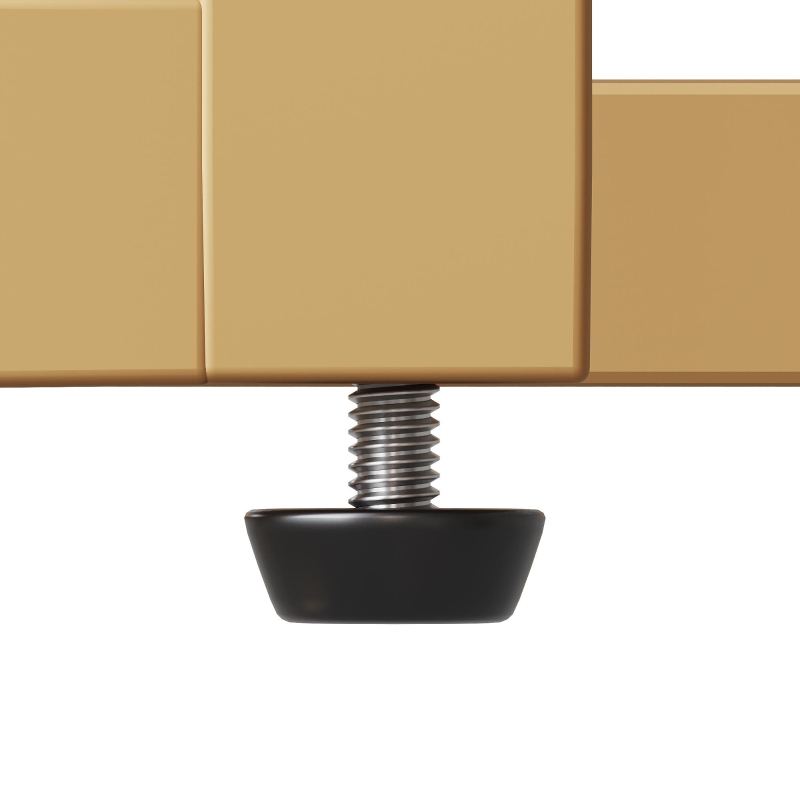 Stylish Sideboard with 2 Doors, 4 Shelves and Geometric Door Design, Durable Cabinet with Slim Metal Feet, 152L x 40W x 75H cm, White