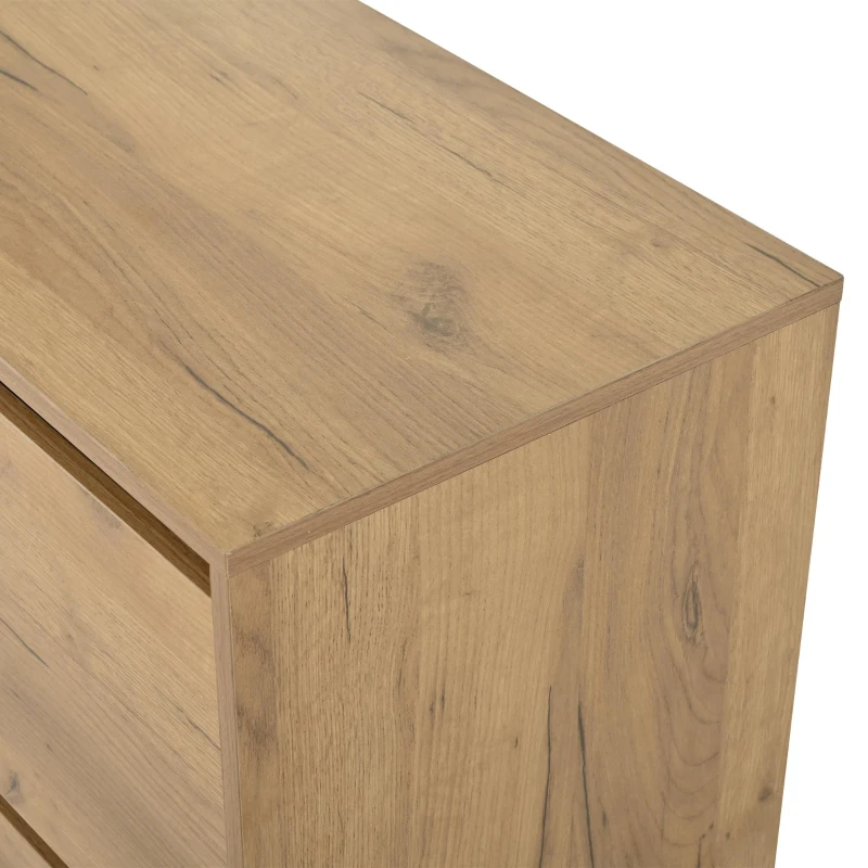 Modern Storage Cabinet with Soft-Close Hinges & Adjustable Shelves, Multifunctional Sideboard for Living Areas, 140L x 40W x 70H cm, Wood