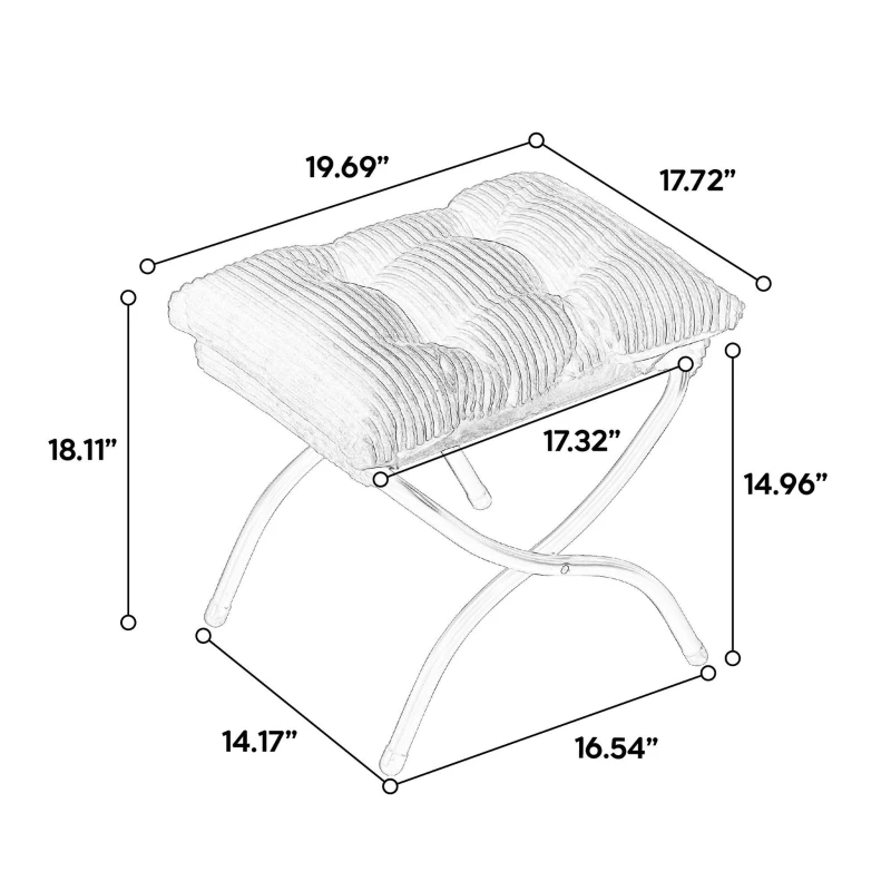 Lounge-Sessel mit Hocker, Armlehnen und einer Seitentasche, Flanellbezug, 69.9x64.0x95.0 cm, Hellgrün