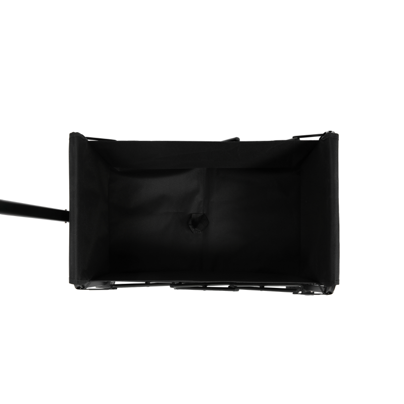 Faltbarer Strand- und Gartenwagen, für Camping, Einkaufen, 66 x 41 x 44,5 cm, Schwarz