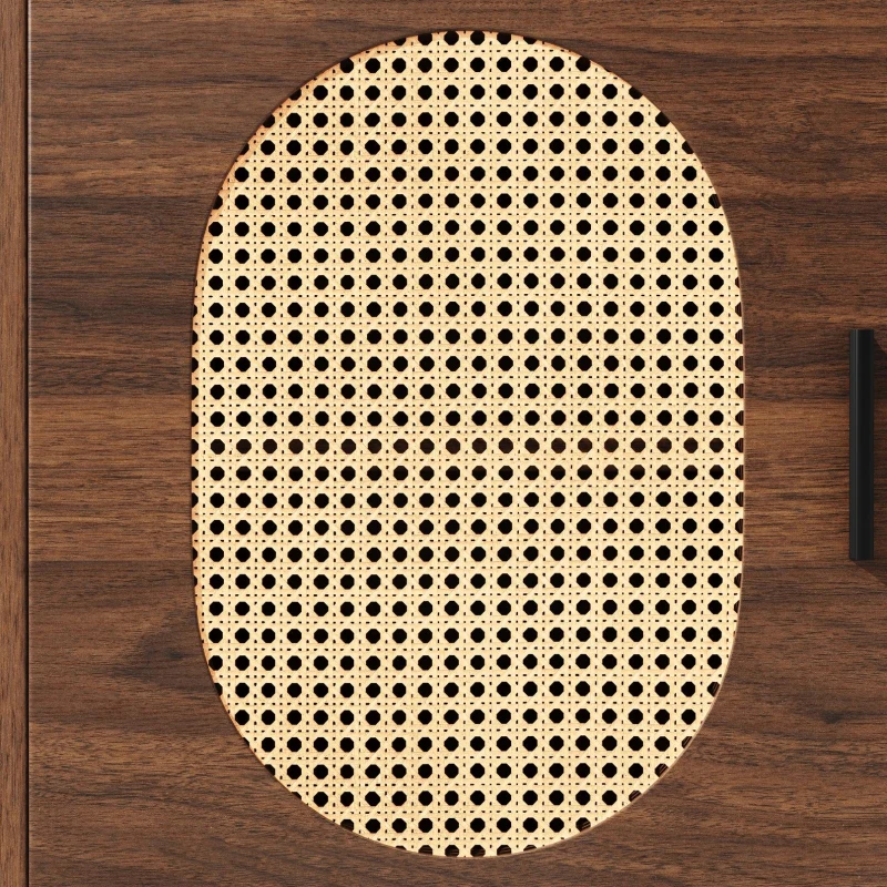 Country Style Sideboard with App-Controlled LED Light Strip, Sturdy Cabinet for Living & Dining Area, 145L x 39W x 171H cm, Brown