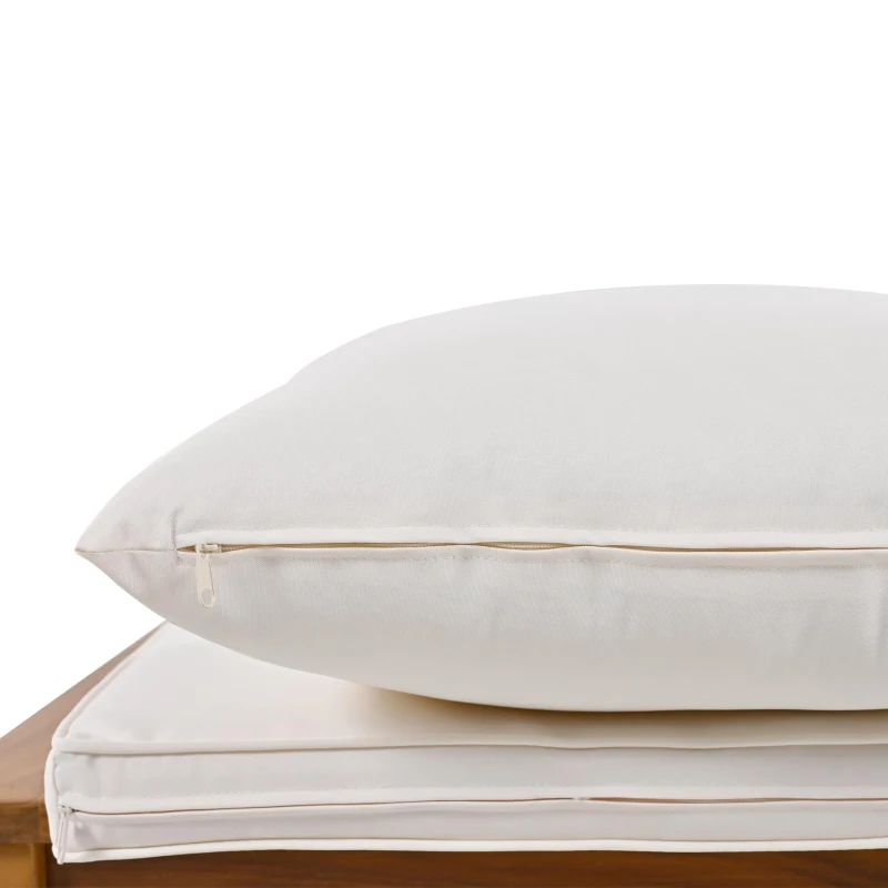 5-Piece Garden Dining Set with Hand-Woven Rope Chairs, Modern Garden Furniture Set for Balcony, 110L x 110W x 74H cm, Beige+Black