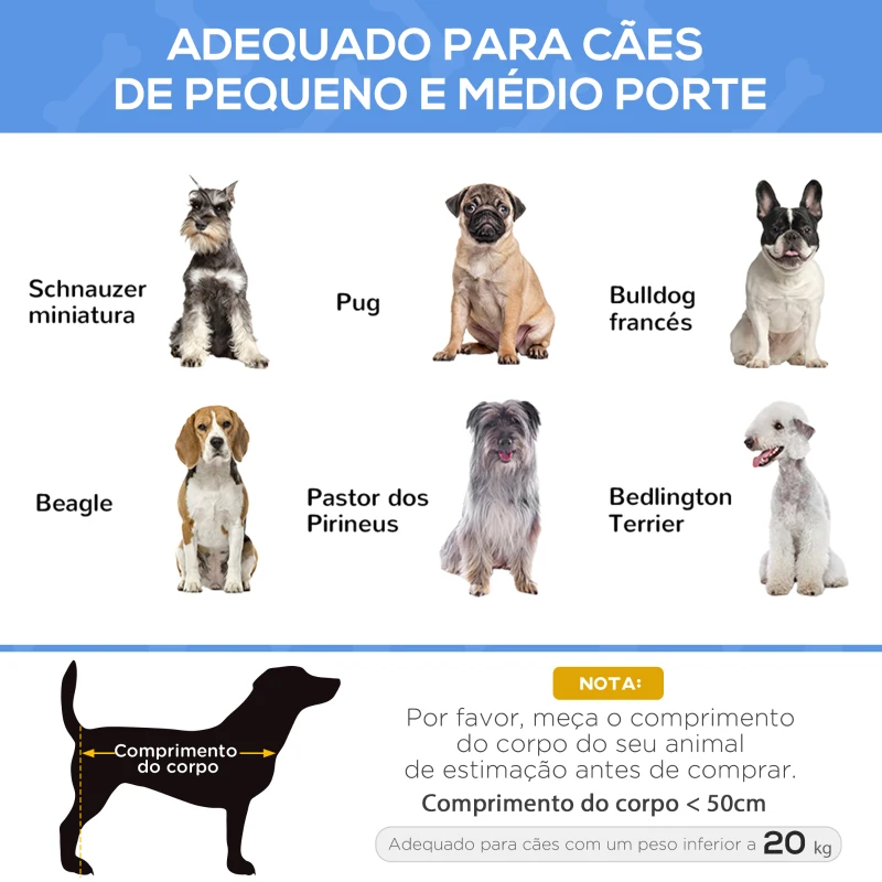 PawHut Cama Elevada para Cães Respirável para Cães Pequenos 91x69x29 cm Tecido de Textilene Apoio de Cabeça Preto
