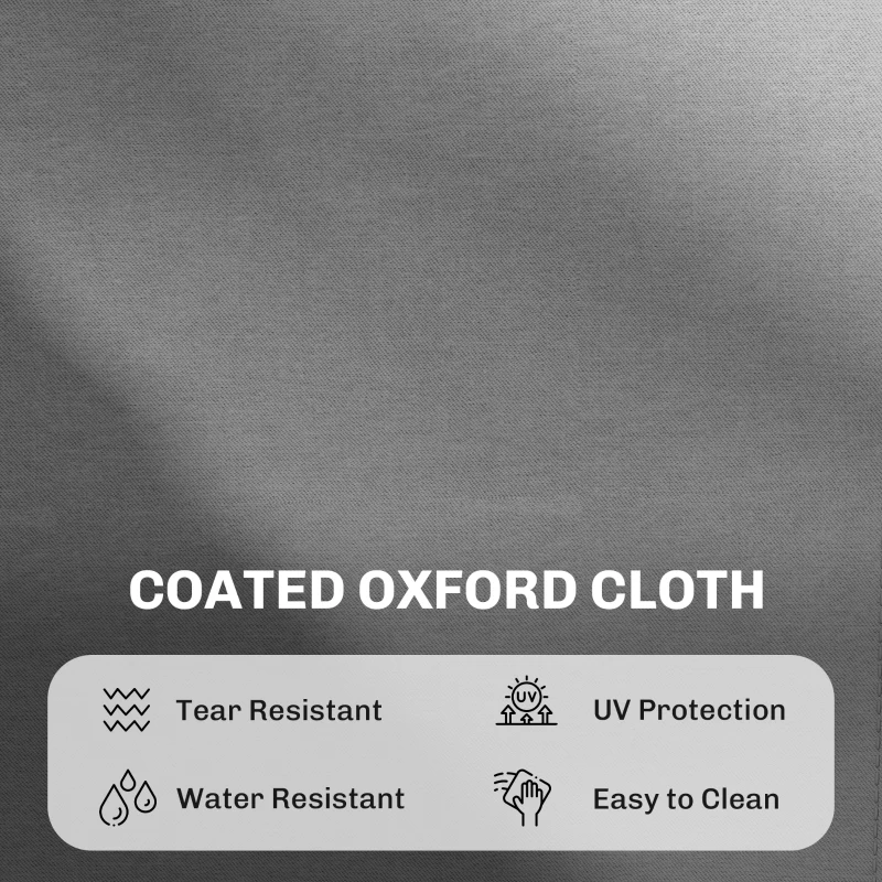 Outsunny Leżanka z otworem na twarz i poduszką, składana, z wodoodpornym pokrowcem, metalowa rama, ciemnoszara