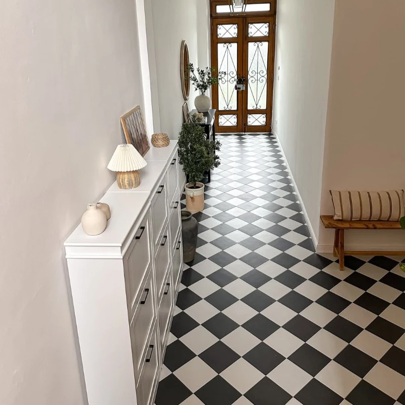 HOMCOM Three-Drawer Minimalistic Shoe Storage Cabinet, for 15 Shoes